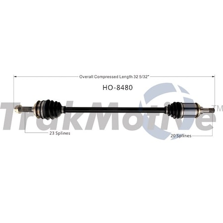 Surtrack Axle Cv Axle Shaft, Ho-8480 HO-8480